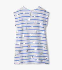 Girls Heart Stripes Slouchy Dress | Hatley Outlet Girls