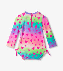 Baby Girls Kaleidoscope Hearts Rashguard Swimsuit | Hatley US Baby & Toddler