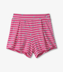 Baby & Toddler Girls Rose Hearts Patch Pocket Shorts | Hatley For Baby & Toddler