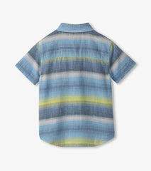 Boys Lime Green Stripes Button Down Shirt | Hatley US Boys