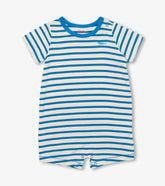 Baby & Toddler Boys Shark Stripes Bamboo Romper | Hatley For Baby & Toddler