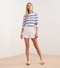 Mariner Sweater - Navy and White Stripes | Hatley Outlet Women