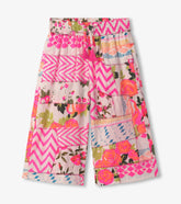 Girls Floral Patchwork Cropped Culottes | Hatley