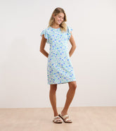 Carlie Dress - Painted Flowers | Hatley Women