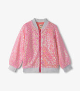 Girls Pearl Mermaid Sequined Bomber Jacket | Hatley Onsale Girls