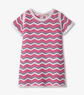 Girls Rose Chevron T-Shirt Dress | Hatley Discount Girls