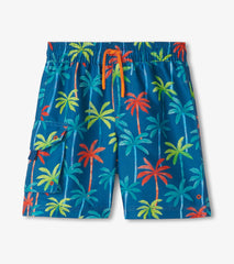 Boys Printed Palms Board Shorts | Hatley Outlet Boys