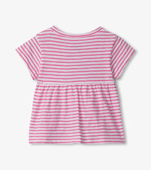 Baby & Toddler Girls Cherry Stripes Graphic Tee | Hatley