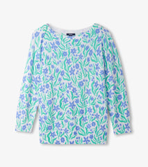 3/4 Sleeve Knit Breton - Painted Flowers | Hatley Sale Women
