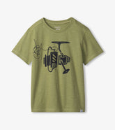 Boys Fishing Reel Graphic Tee | Hatley Discount Boys