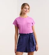 Slouchy Pocket Tee - Orchid | Hatley Outlet Women
