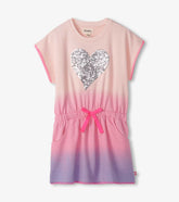 Girls Sequin Heart Pull-On Dress | Hatley