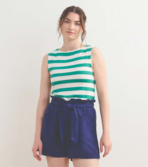Everyday Tank - Sea Green Stripes | Hatley US Women