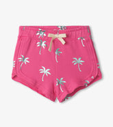 Girls Palm Trees Pull On Shorts | Hatley Discount Girls
