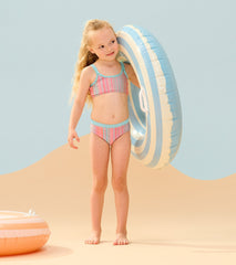 Girls Shimmer Stripe Bikini Set | Hatley For Girls
