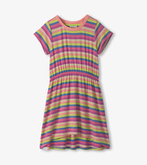 Girls Soft Stripes High-Low Dress | Hatley US Girls