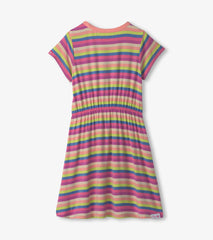 Girls Soft Stripes High-Low Dress | Hatley US Girls