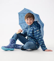 Boys Shark Tank Zip-Up Lightweight Rain Jacket | Hatley US Boys