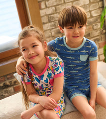 Boys Shark Tank Bamboo Short Pajama Set | Hatley