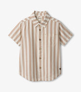 Boys Thatched Stripes Button Down Shirt | Hatley