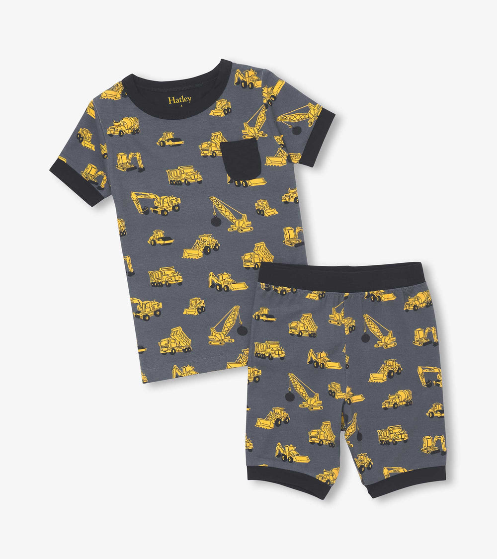 Boys Under Construction Short Pajama Set | Hatley US Boys