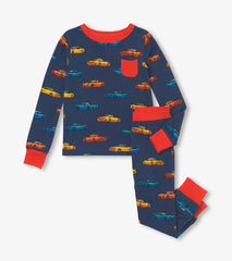 Boys Sport Cars Bamboo Pajama Set | Hatley For Boys