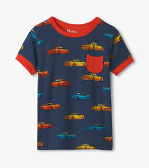 Boys Sport Cars Bamboo Short Pajama Set | Hatley Discount Boys