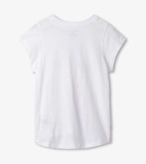 Girls Happy Giraffe Tie Front T-Shirt | Hatley Outlet Girls