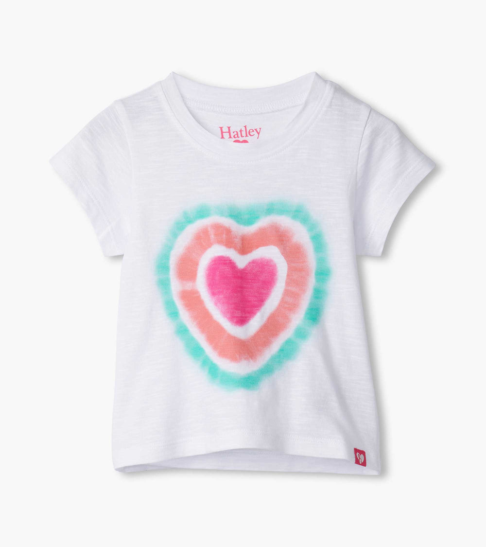 Baby & Toddler Girls Glowing Hearts Graphic Tee | Hatley Outlet Baby & Toddler