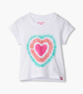 Baby & Toddler Girls Glowing Hearts Graphic Tee | Hatley Outlet Baby & Toddler