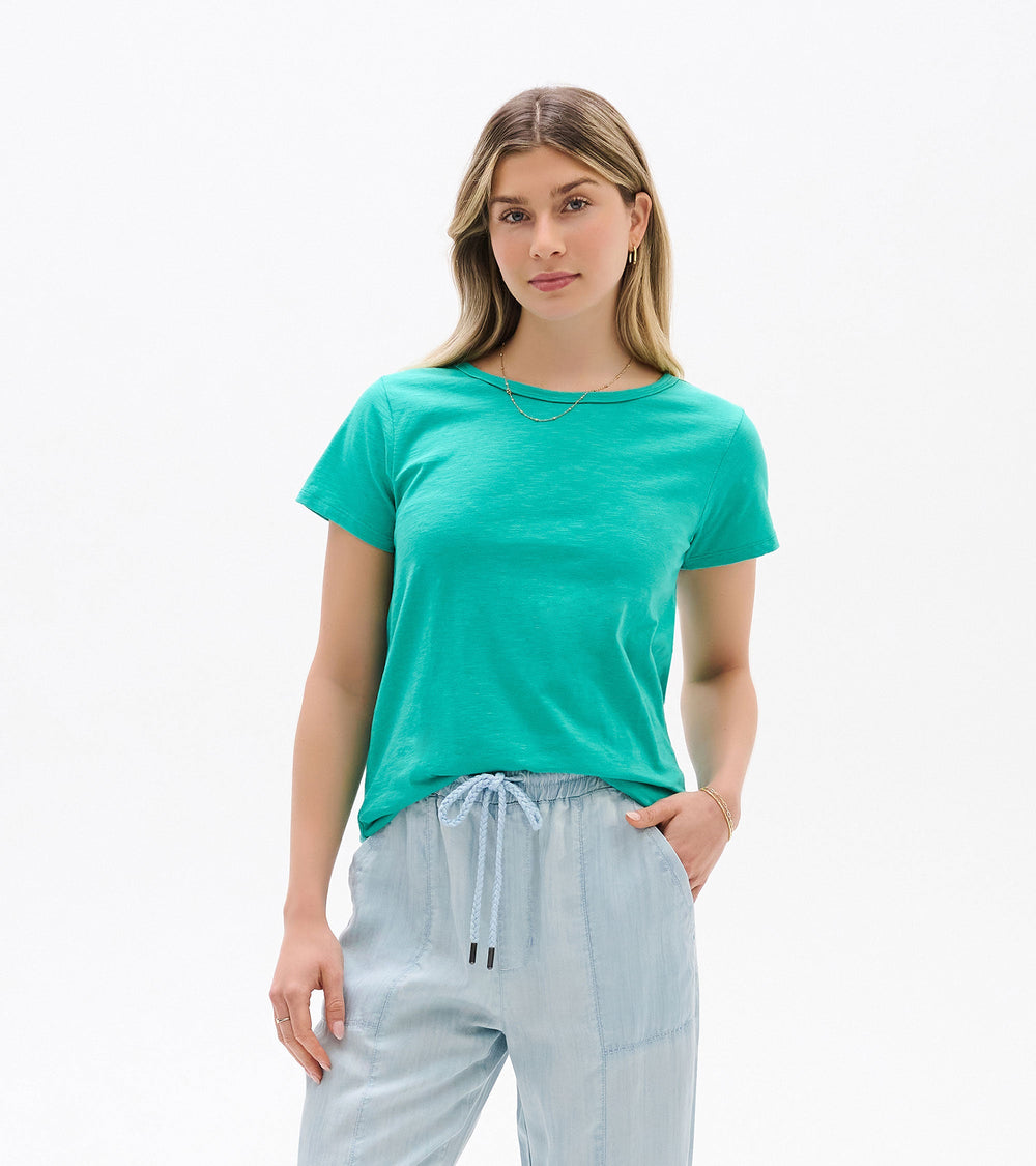 Essential Crew Neck Tee - Arcadia | Hatley Onsale Women
