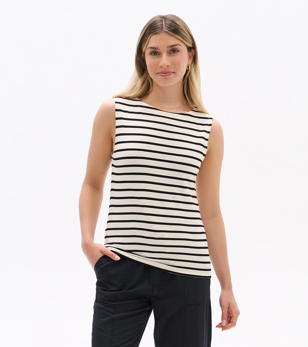 Everyday Tank - Black Stripes | Hatley Sale Women