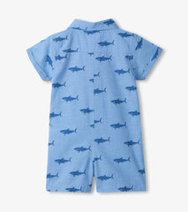 Baby Boys Baby Shark Romper | Hatley Baby & Toddler