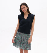 Mix Media Tank - Caviar | Hatley Women
