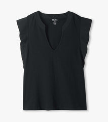 Mix Media Tank - Caviar | Hatley Women