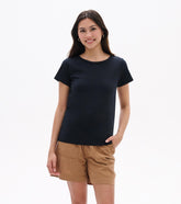 Essential Crew Neck Tee - Caviar | Hatley