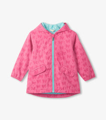 Girls Color Reveal Butterflies Microfiber Rain Jacket | Hatley