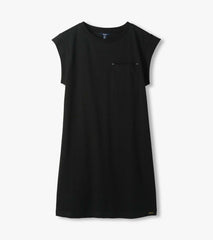 Pocket Tee Dress - Black | Hatley