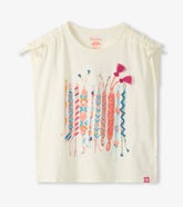 Girls Friendship Bracelet Cinched Shoulder Top | Hatley Onsale Girls