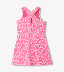 Girls Candy Hearts Active A-Line Dress | Hatley Girls