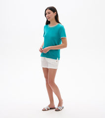 Simone Knit Tee - Ceramic | Hatley For Women