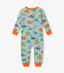 Baby Boys Dino Party Cotton Sleeper | Hatley For Baby & Toddler