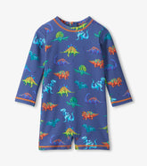 Baby Boys Dino Party One-Piece Rashguard Swimsuit | Hatley Sale Baby & Toddler