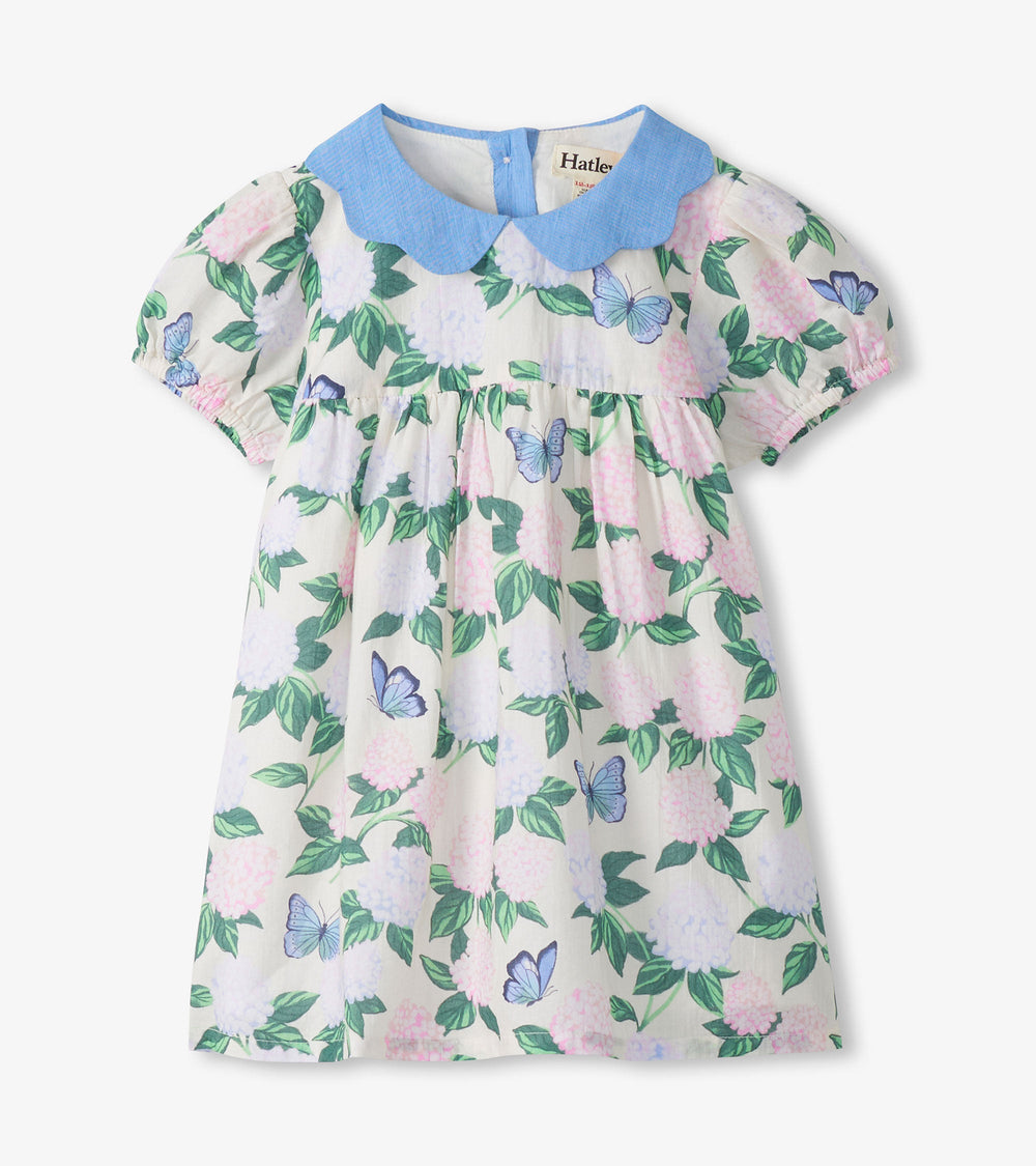 Baby & Toddler Girls Enchanted Garden Woven Collar Dress | Hatley Outlet Baby & Toddler