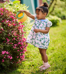 Baby & Toddler Girls Enchanted Garden Woven Collar Dress | Hatley Outlet Baby & Toddler