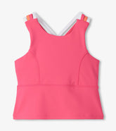 Girls Fandango Pink Strappy Active Tank | Hatley Girls