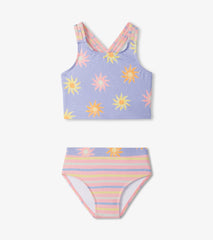 Girls Lavender Sunshine Two-Piece Swimsuit | Hatley Discount Girls