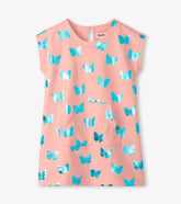 Girls Glitter Butterfly Slouchy Dress | Hatley