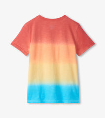 Boys Gradient Sun Set Crew Neck T-Shirt | Hatley Sale Boys