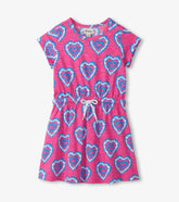 Girls Heart Burst Short Sleeve Dress | Hatley US Girls